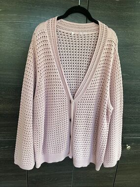 Plus Sized Cotton Cardigan